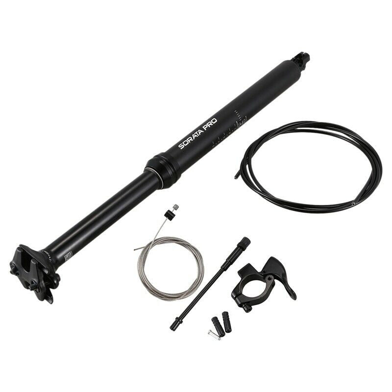 Bicycle Parts: Satori Mountain Bike Height Adjustable Seatpost Internal Cable 30.9 Diameter 150mm Travel