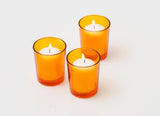 Vases & Table Decor: 40 Pack Orange Glass Votive Tealight Candle Holders House Party Centerpiece Xmas Wedding Decor Glass Candlestick Party Decorations Bridal Baby Shower Event