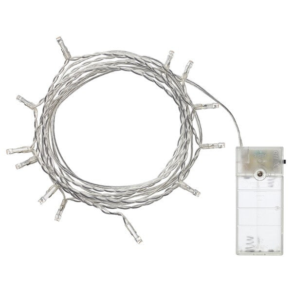 Outdoor Decorations & Lights: 1 Set of 20 LED Plain Warm White Bulb Battery Powered String Lights Christmas Gift Home Wedding Party Bedroom Decoration Table Centrepiece