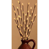 Outdoor Decorations & Lights: LED Light Bunch Stem - Warm White BATTERY fairy lights - 50cm high 20 bulbs/petals