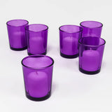 Vases & Table Decor: 40 Pack Purple Glass Votive Tealight Candle Holders House Party Centerpiece Xmas Wedding Decor Glass Candlestick Party Decorations Bridal Valentines Event