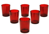 Vases & Table Decor: 40 Pack Red Glass Votive Tealight Candle Holders House Party Centerpiece Xmas Wedding Decor Glass Candlestick Party Decorations Bridal Valentines Event