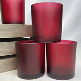 Vases & Table Decor: 40 Pack Red Frosted Glass Votive Tealight Candle Holders Valentines Day Xmas Wedding Decor Glass Candlestick Party Decorations Bridal Baby Shower Event