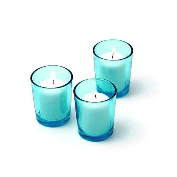 Vases & Table Decor: 10 Pack Turquoise Glass Votive Tealight Candle Holders House Party Centerpiece Xmas Wedding Decor Glass Candlestick Party Decorations Bridal Baby Shower Event