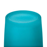 10 Pack Turquoise Frosted Glass Votive Tealight Candle Holders House Party Centerpiece Xmas Wedding Decor Glass Candlestick Party Decorations Bridal Baby Shower Event
