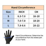 Bicycle Gloves: Full Finger MTB Gloves Large Size for Mountain Road Bike Breathable Red Rockbros Unisex Device Friendly Finger Material Anti Slip