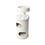 Cat Furniture: HONEYPOTCAT PURRING Multi-Level Sisal Barrel Cat Tower  - 95cm