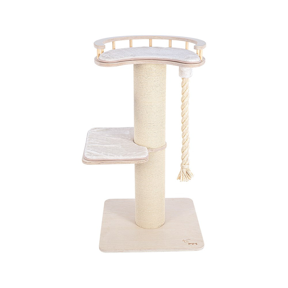 Cat Furniture: HONEYPOTCAT Tough & Play Sisal Scratch Tower - 115cm