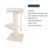 Cat Furniture: HONEYPOTCAT Tough & Play Sisal Scratch Tower - 115cm