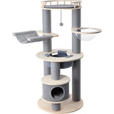 Cat Furniture: HONEYPOTCAT Majestic Reinforced Multi-Level Cat Tree With Hammock - 168cm