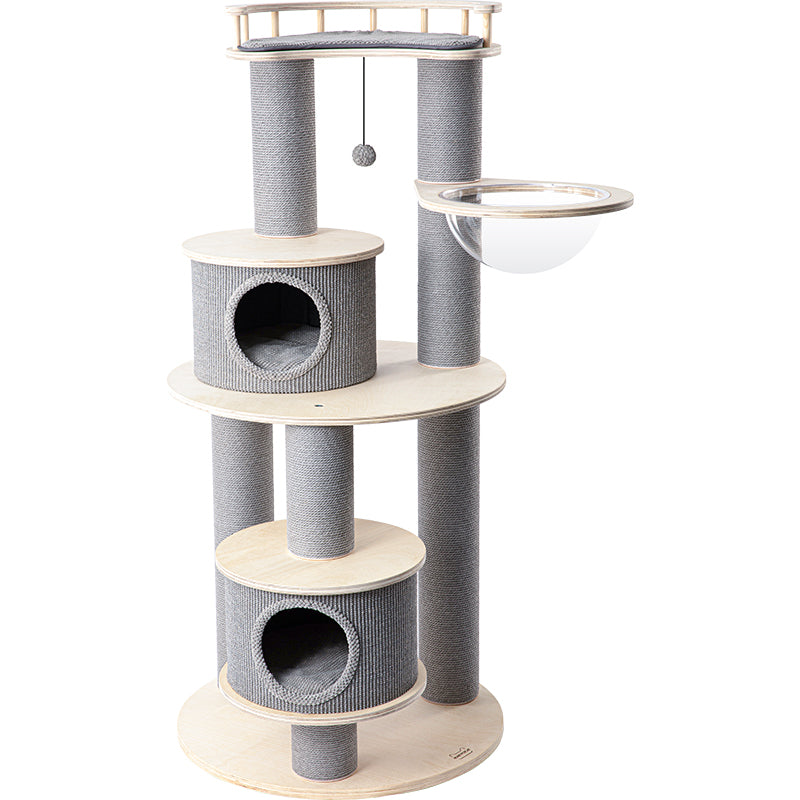 Cat Furniture: HONEYPOTCAT Majestic Reinforced Multi-Level Cat Tree  - 165cm
