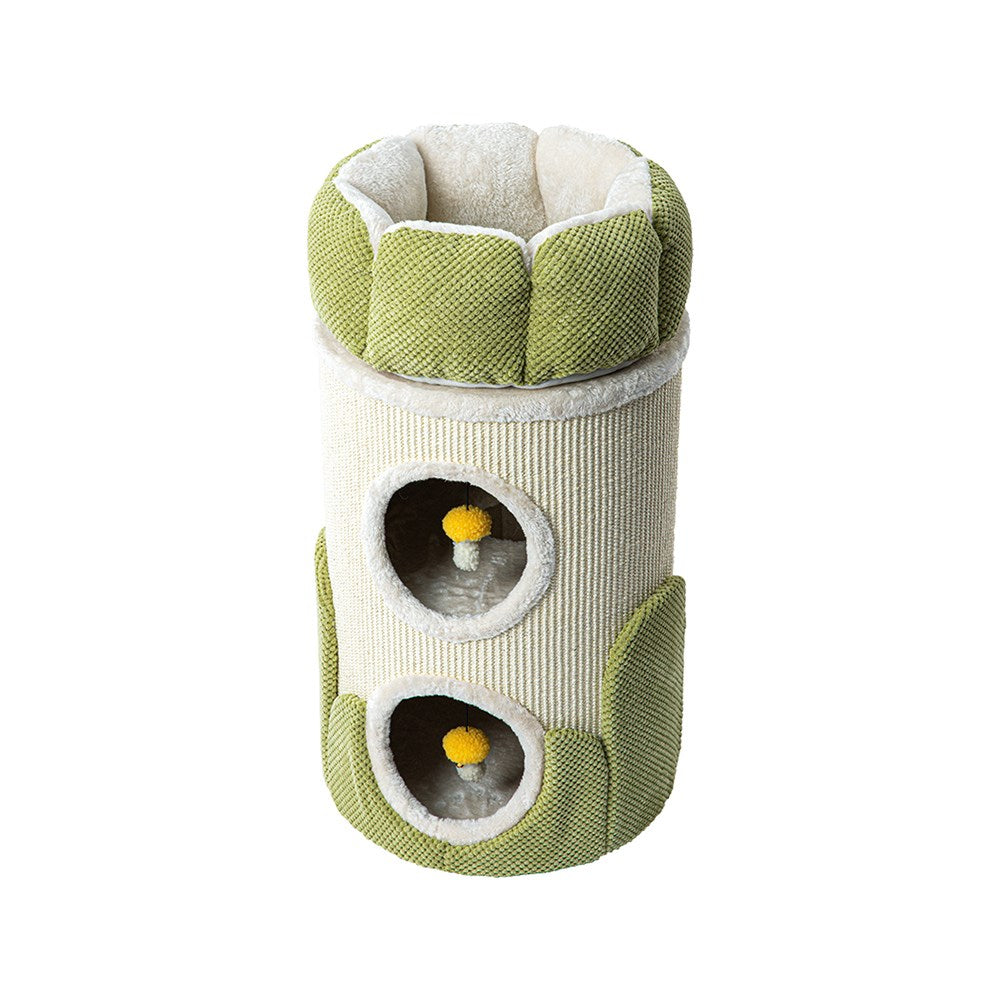 Cat Furniture: HONEYPOTCAT Arctic Snug Double Sisal Barrel  - 75cm