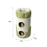 Cat Furniture: HONEYPOTCAT Arctic Snug Double Sisal Barrel  - 75cm
