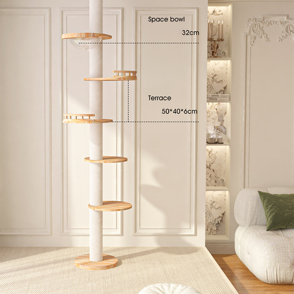 Cat Furniture: HONEYPOTCAT Sky Pillar Cat Tower