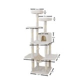 Cat Furniture: CATIO Tranquility Condo Scratching Post 50x50x174cm