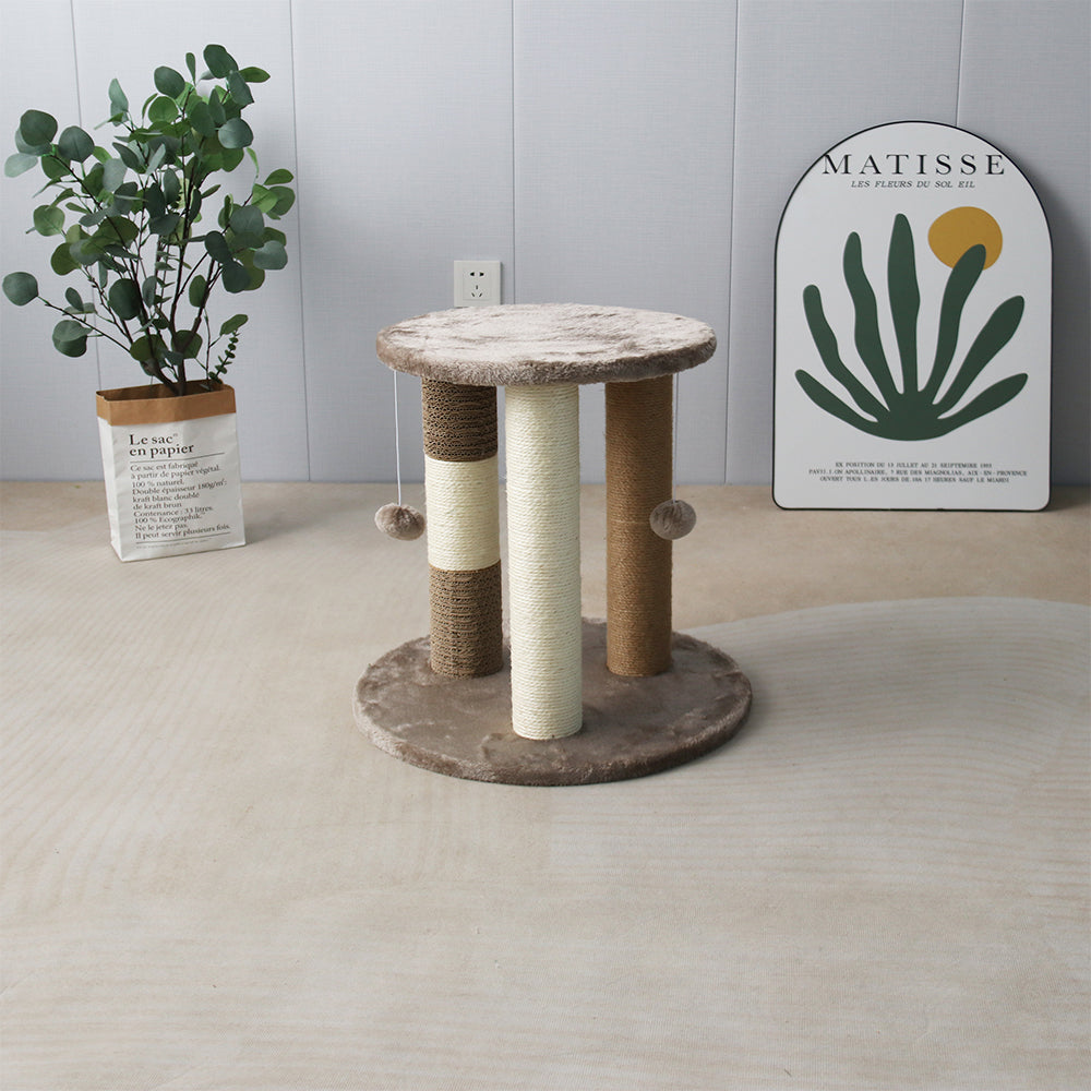 Cat Toys: CATIO Multiple Cat Scratching Post With Cat Perch