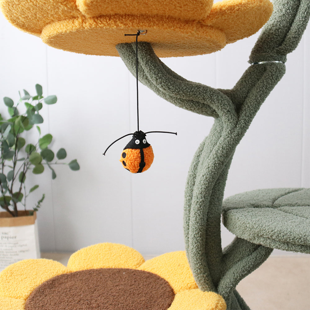 Cat Furniture: CMISSTREE 5-Level Sunflower Cat Tree