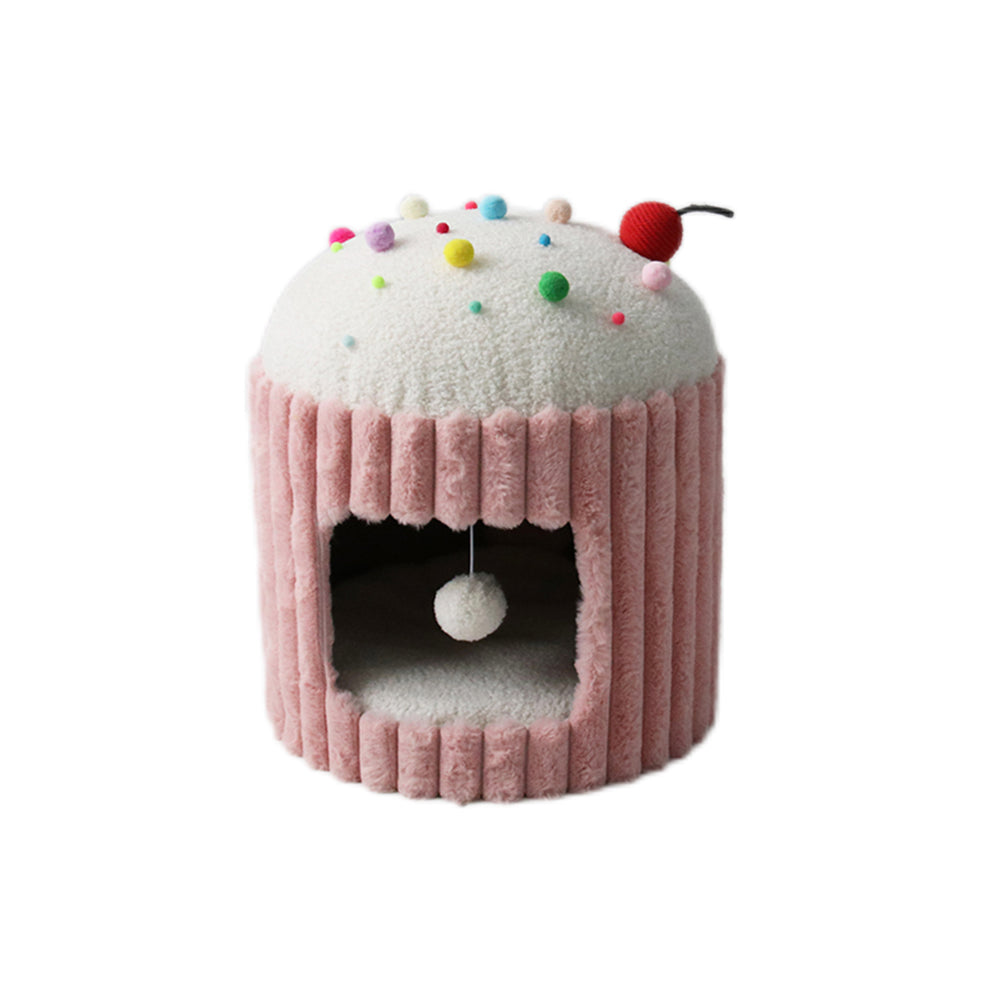 Cat Furniture: CATIO Pink Cupcake Cat House
