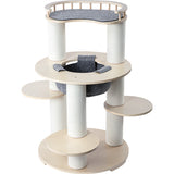 Cat Furniture: HONEYPOTCAT Harmony Wood Cat Tower - 123cm