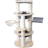 Cat Furniture: HONEYPOTCAT Harmony Wood Cat Tower - 168cm