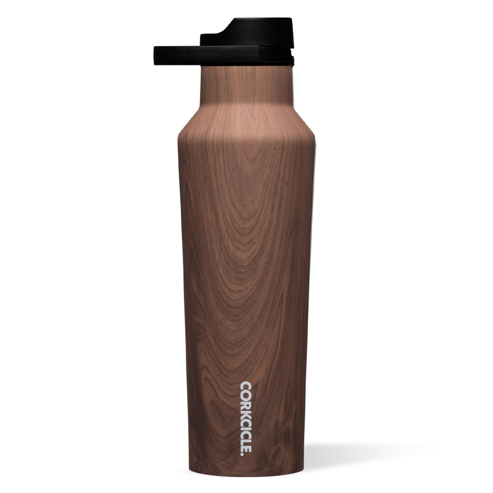 Wellness Accessories: Corkcicle Sport Canteen - 600ml Walnut Wood