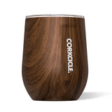 Wellness Accessories: Corkcicle Stemless - 355ml Walnut Wood