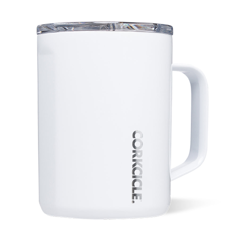 Wellness Accessories: Corkcicle Mug - 500ml Gloss White