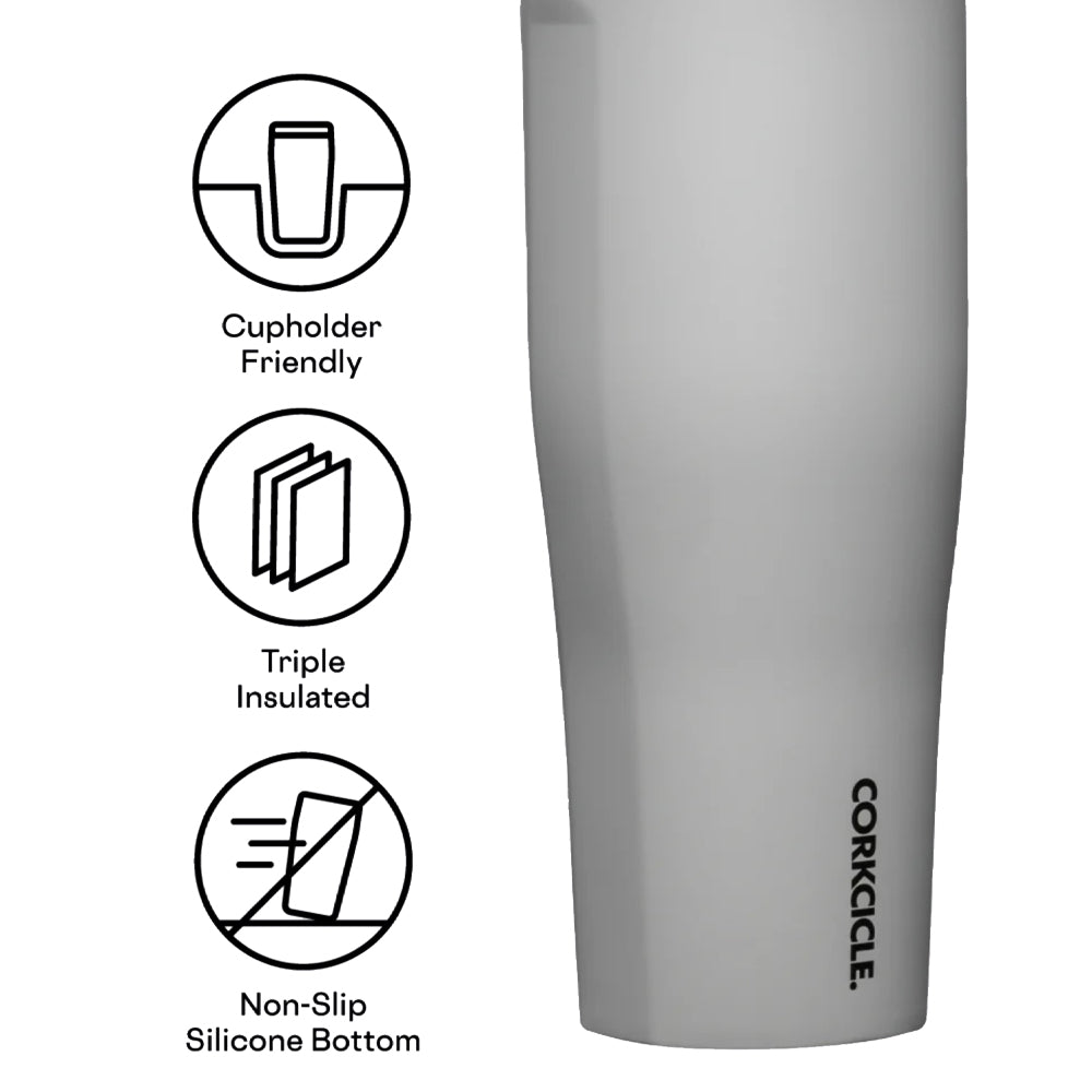 Wellness Accessories: Corkcicle Go Cup XL - 887ml Walnut Wood
