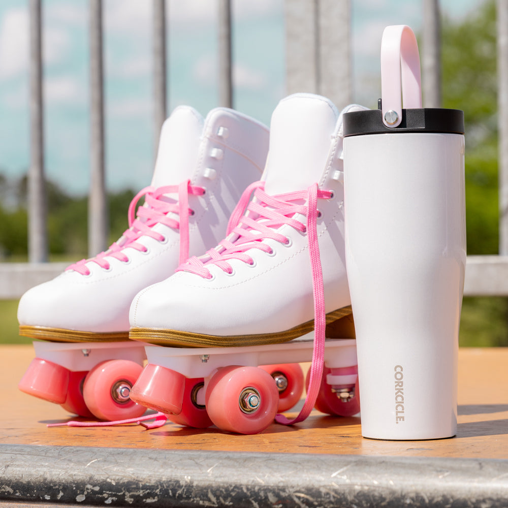 Wellness Accessories: Corkcicle Go Cup XL - 887ml Walnut Wood
