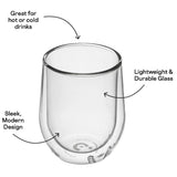 Wellness Accessories: Corkcicle Glass Stemless - Double Pack - Clear