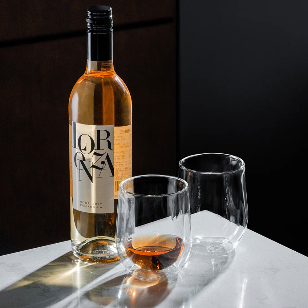 Wellness Accessories: Corkcicle Glass Stemless - Double Pack - Clear
