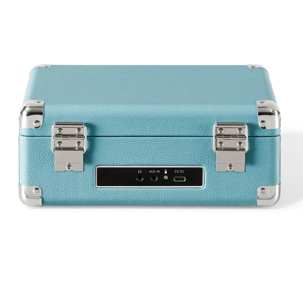 Crosley Cruiser Portable Retro CD Player with Stereo Bluetooth Speakers, FM Radio - Turqouise