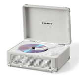 Crosley Cruiser Portable Retro CD Player with Stereo Bluetooth Speakers, FM Radio - White Sands