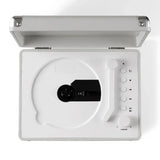 Crosley Cruiser Portable Retro CD Player with Stereo Bluetooth Speakers, FM Radio - White Sands