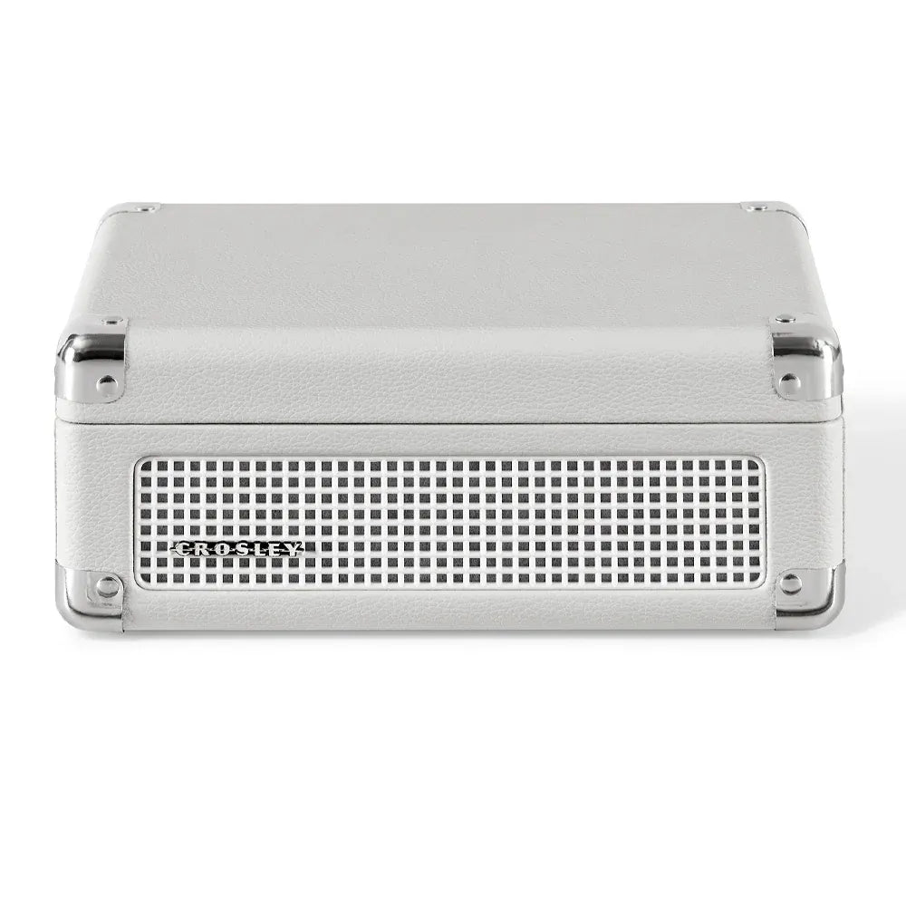 Crosley Cruiser Portable Retro CD Player with Stereo Bluetooth Speakers, FM Radio - White Sands