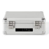 Crosley Cruiser Portable Retro CD Player with Stereo Bluetooth Speakers, FM Radio - White Sands