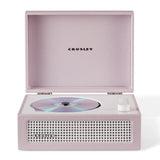 Crosley Voyager Portable Retro CD Player with Stereo Bluetooth Speakers, FM Radio - Amethyst