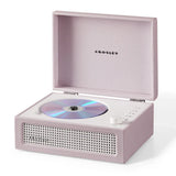 Crosley Voyager Portable Retro CD Player with Stereo Bluetooth Speakers, FM Radio - Amethyst