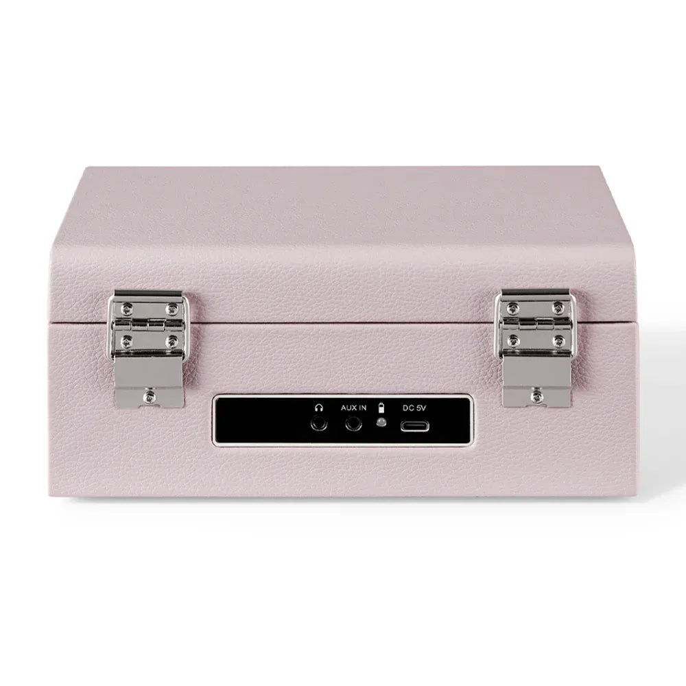 Crosley Voyager Portable Retro CD Player with Stereo Bluetooth Speakers, FM Radio - Amethyst
