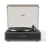 Crosley Stave 2-Speed Bluetooth Record Player Turntable with Built-in Speakers, Black
