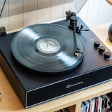 Crosley Stave 2-Speed Bluetooth Record Player Turntable with Built-in Speakers, Black