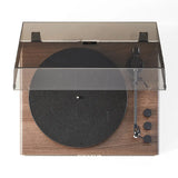 Crosley Stave 2-Speed Bluetooth Record Player Turntable with Built-in Speakers, Walnut