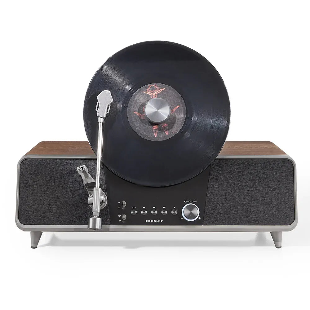 Crosley Beck Automatic Vertical Record Player - Walnut