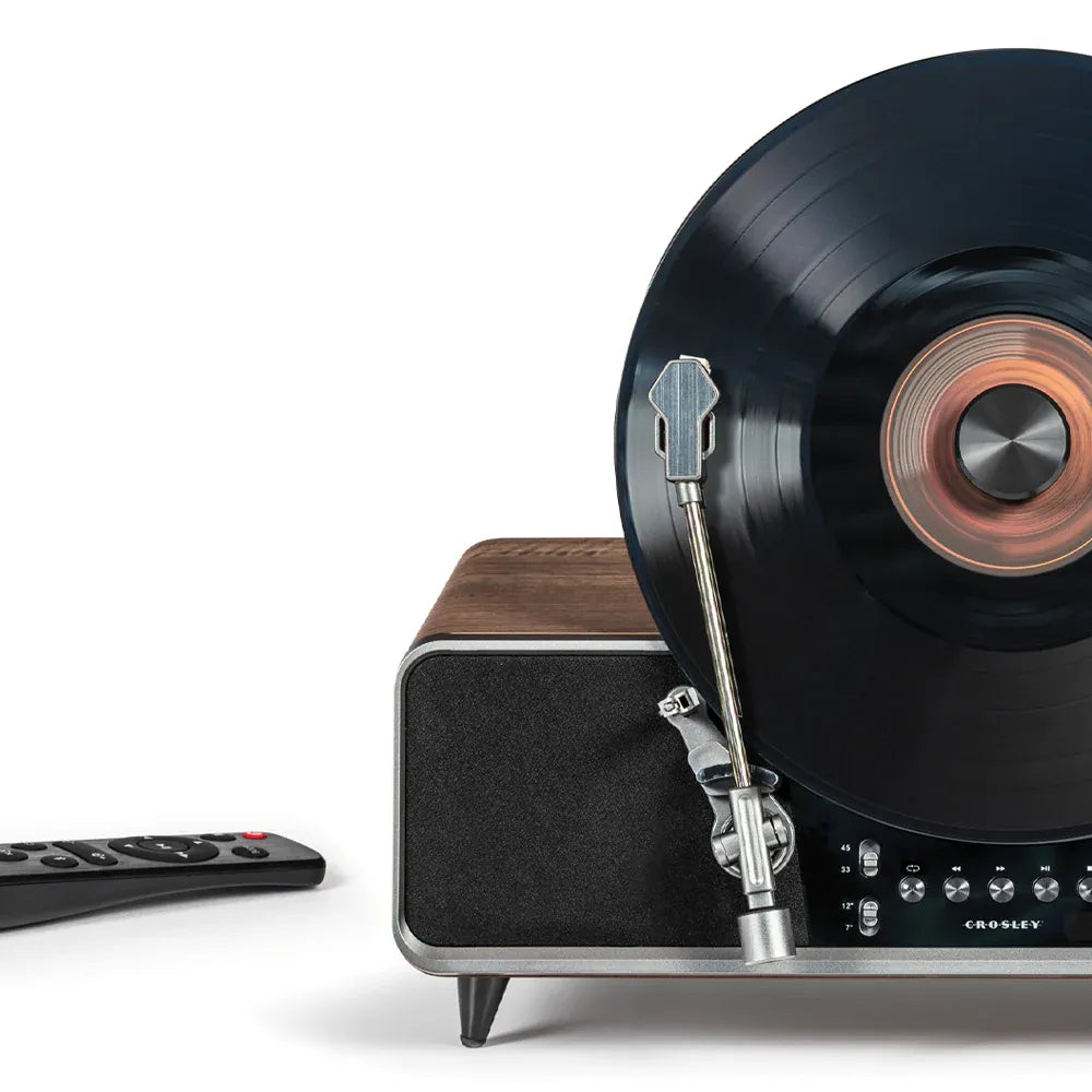 Crosley Beck Automatic Vertical Record Player - Walnut