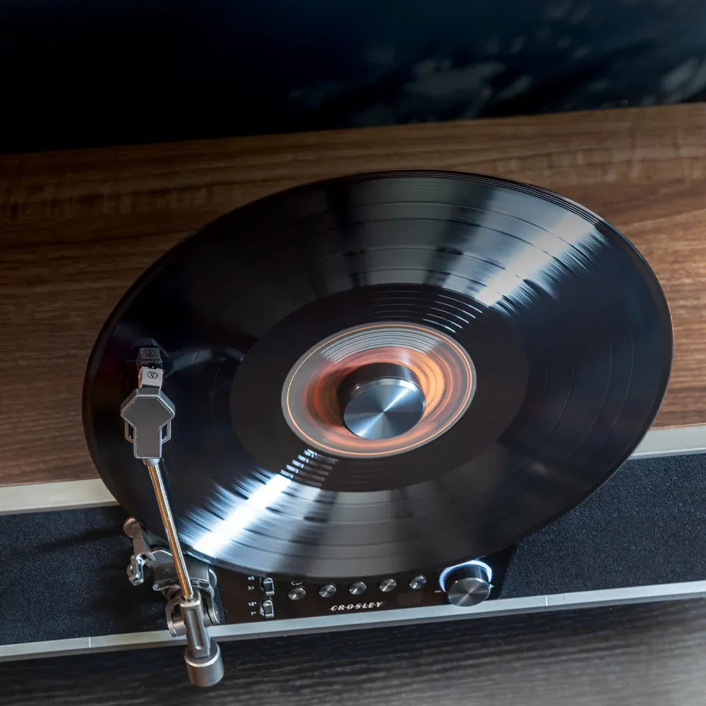 Crosley Beck Automatic Vertical Record Player - Walnut