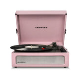 Crosley Voyager Bluetooth Portable Turntable + Crosley Asheville Stand Bundle - Amethyst