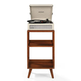 Crosley Voyager Bluetooth Portable Turntable + Crosley Asheville Stand Bundle - Dune
