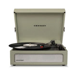 Crosley Voyager Bluetooth Portable Turntable + Crolsey Asheville Stand Bundle - Sage