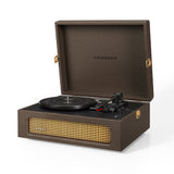 Audio Players & Recorders: Crosley Voyager Bluetooth Portable Turntable - Cocoa + Bundled Majority D40X Bluetooth Speakers - Black