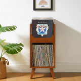 Crosley Asheville Small Record Player Stand -  Walnut